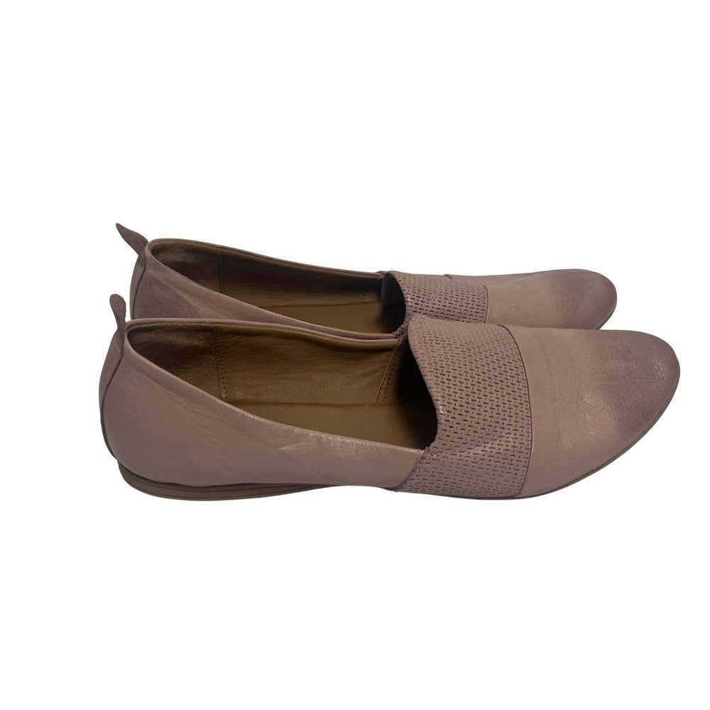 Bueno Katy Ballet Flats Womens 42 EU Us 11 Rose Pink Leather Slip‎ On Feminine